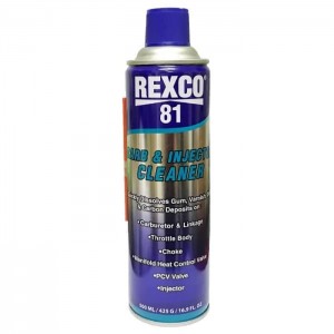 REXCO 81 CARB & INJECTOR CLEANER / PEMBERSIH KARBURATOR & INJEKTOR 300 ML/ 225 G/ 10.1 FL OZ